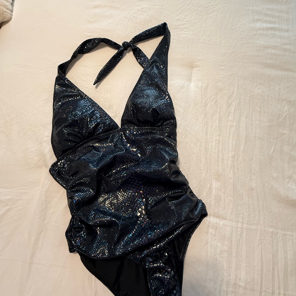Black One-Piece Swimsuit
